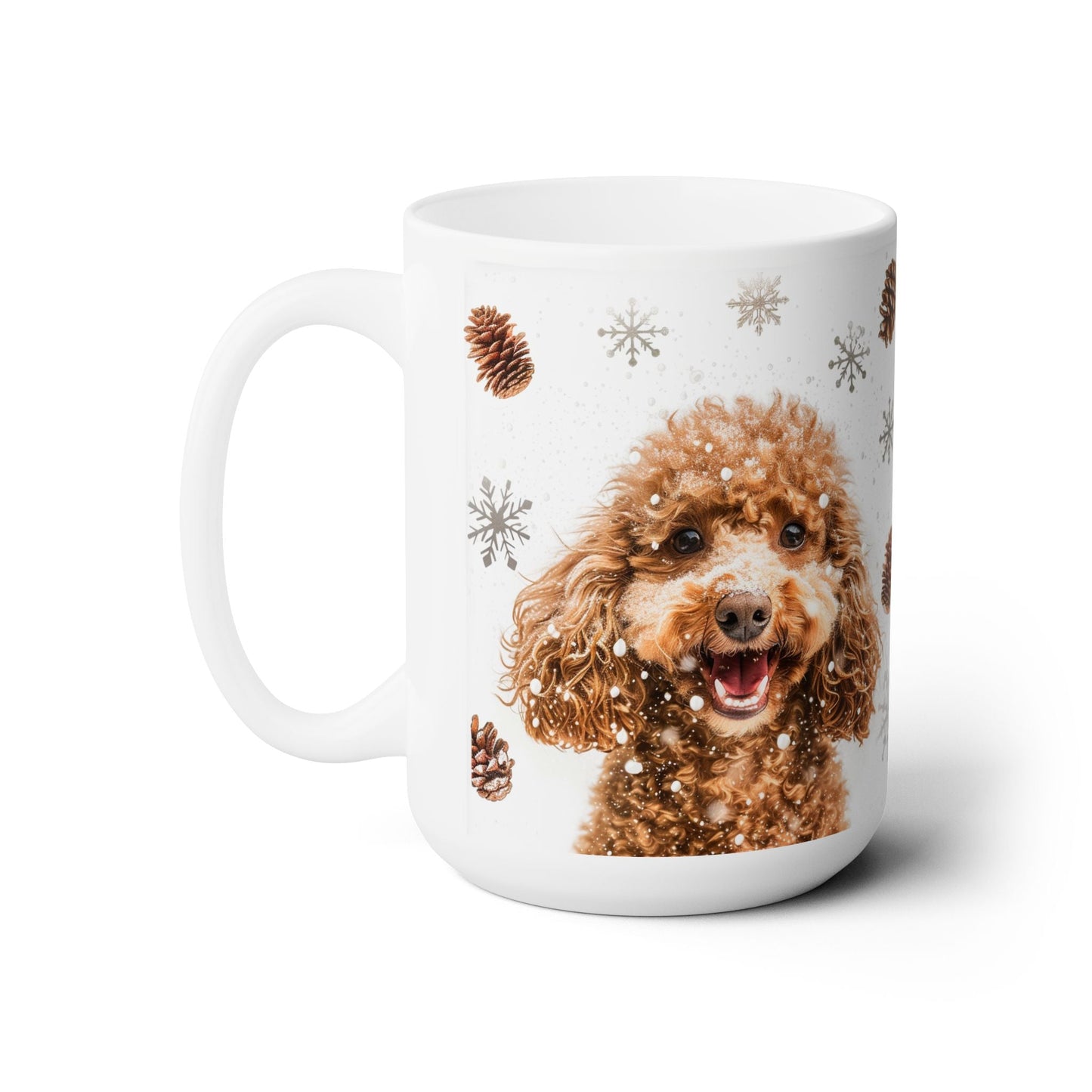 Poodle Winter Wonderland Coffee Mug – Gift for Dog Lovers