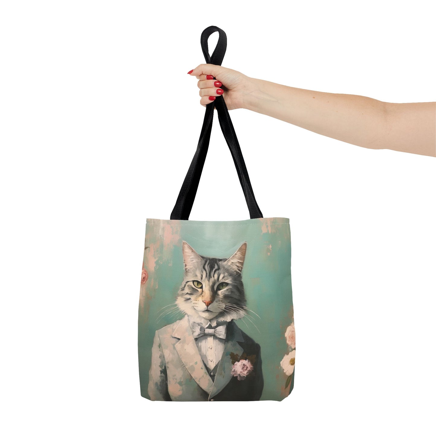 Maine Coon Cat Tote Bag, Chic Canvas Market Bag for Cat Lovers