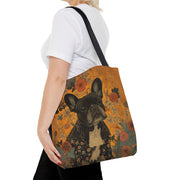 Charming French Bulldog Floral Tote Bag – Eco-Friendly, Stylish & Versatile