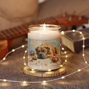 Gentle Mastiff Dog Candle – Cozy Gift for Dog Lovers, Pet Parents & Memorials