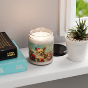 Charming Chihuahua Candle – Vintage Floral Pet Lover Gift