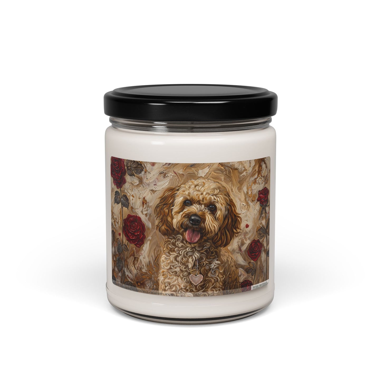 Cockapoo Candle Gift - Vintage Art Design for Dog Lovers