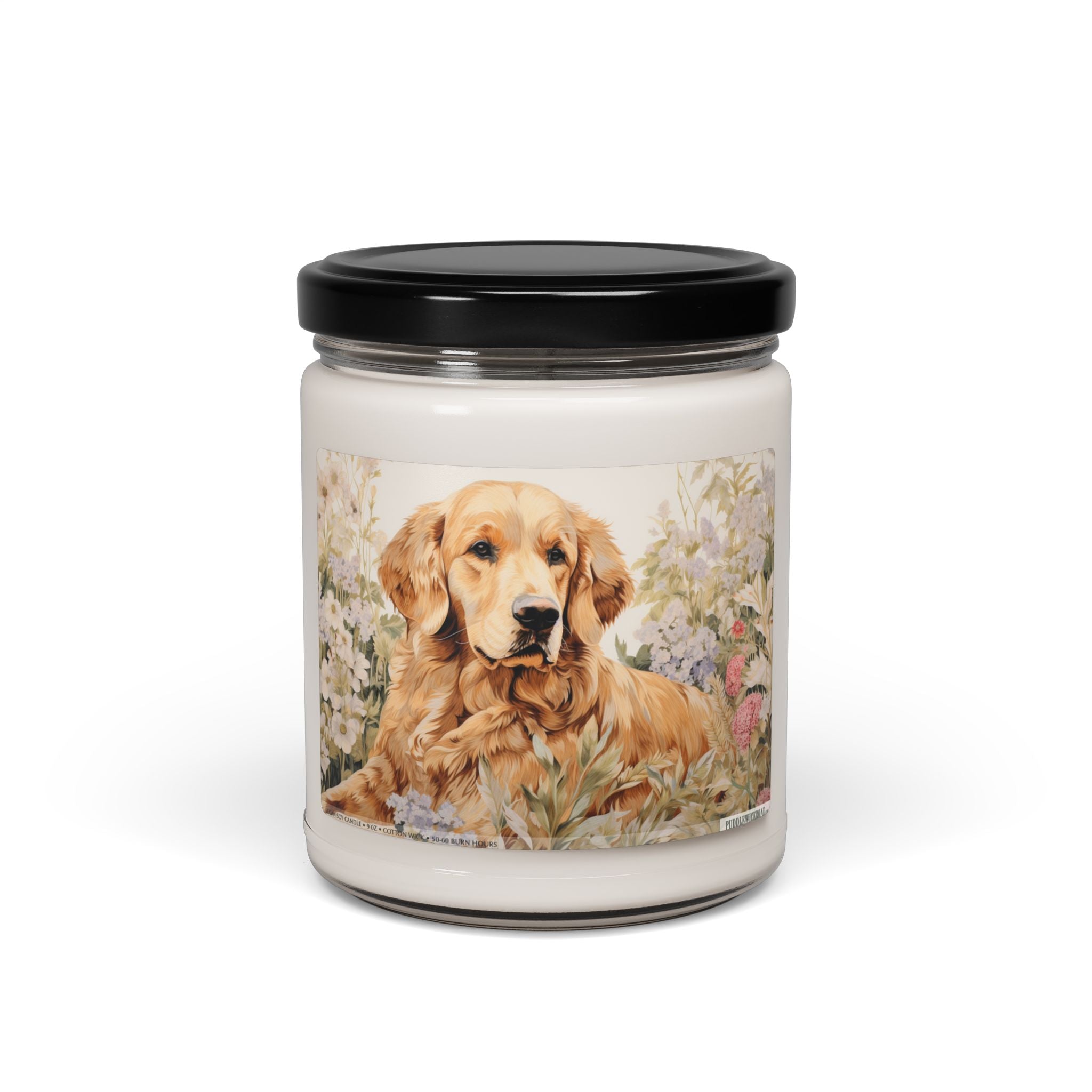 Golden Retriever Soy Candle - Pet Lover Gift, Memorial & Home Decor - Darwin & Rose