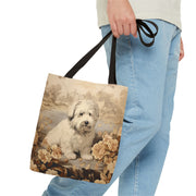 Old English Sheepdog Rustic Autumn Tote Bag, Cozy and Versatile Design