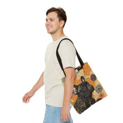 French Bulldog Floral Tote Bag – Eco-Friendly & Stylish Market Bag