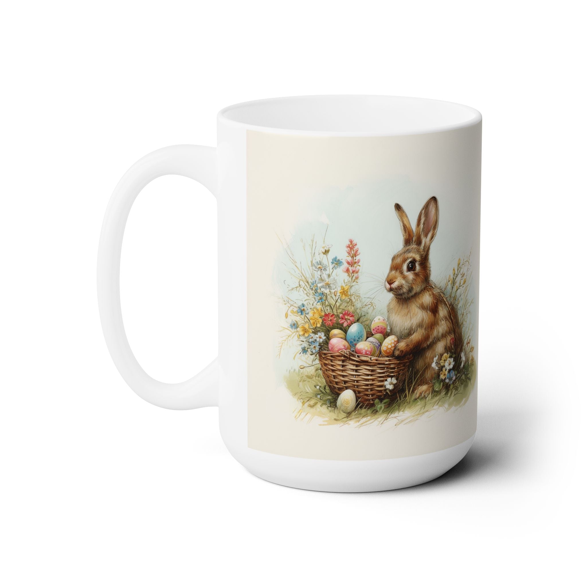 Easter Bunny Basket Mug - Perfect Gift for Bunny Lovers