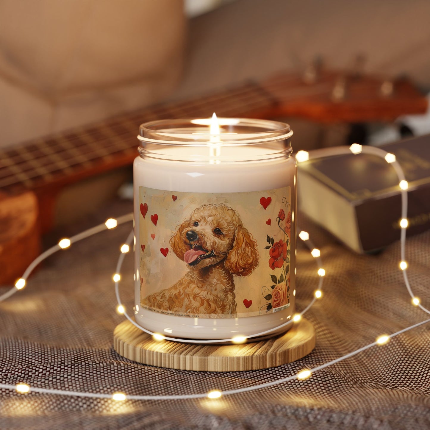 Poodle Love Candle – Heartwarming Gift for Dog Lovers!