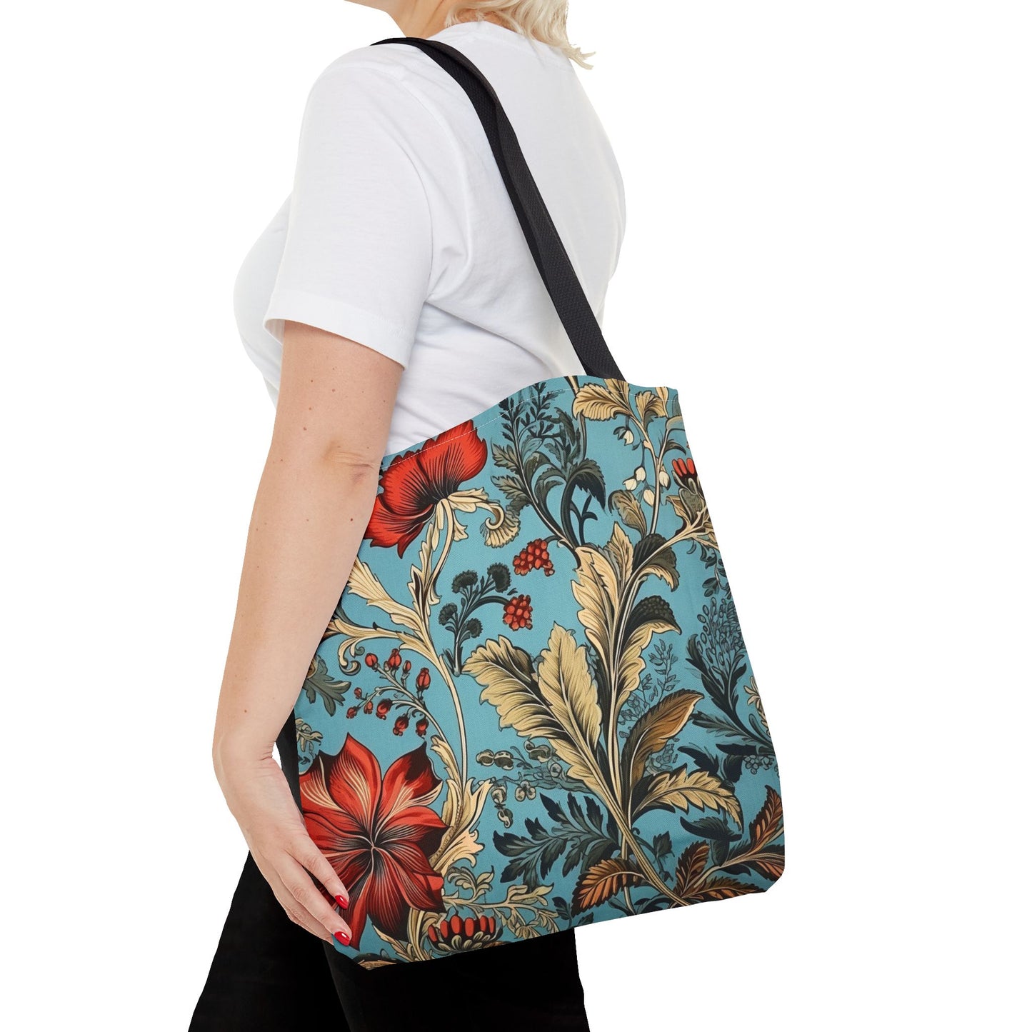 Floral Elegance Tote Bag – Eco-Friendly Shopping and Gift Idea