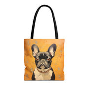 Frenchie Chic Canvas Tote – Stylish Eco-Friendly Bag for Dog Lovers