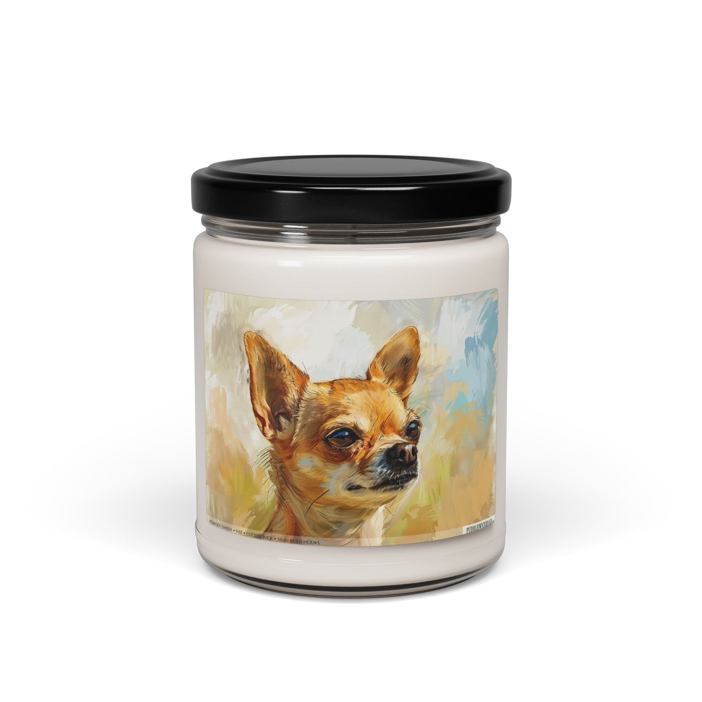 Charming Chihuahua Soy Candle – Vintage Dog Lover Gift