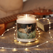 Frenchie Elegance Soy Candle – Vintage-Style Dog Lover Gift