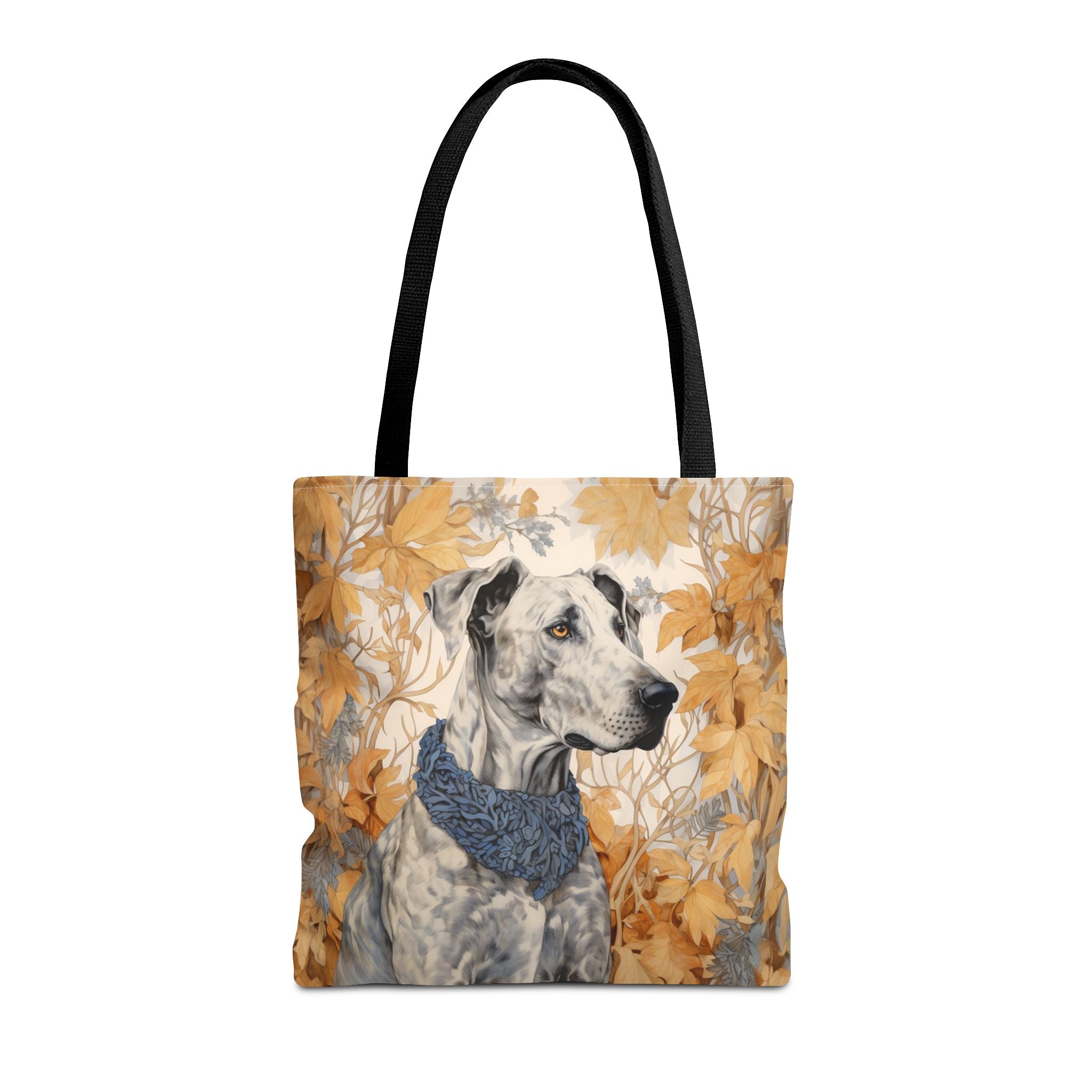 Great Dane Autumn Elegance Tote Bag, Stylish Fall-Inspired Canvas Bag