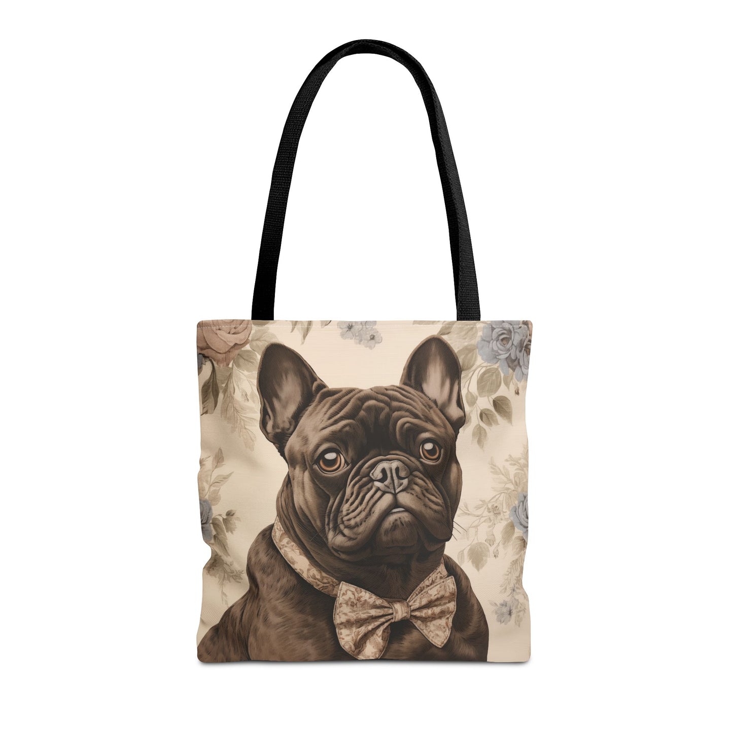 French Bulldog Tote Bag – Classic Brindle Design for Dog Lovers