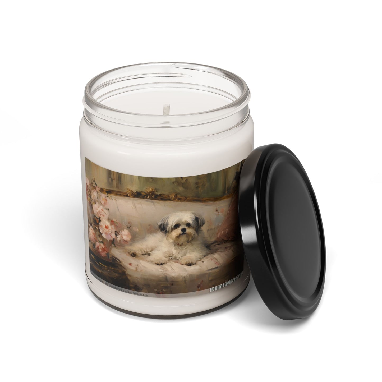 Shih Tzu Soy Candle – Adorable Dog Lover Gift, Vintage Design