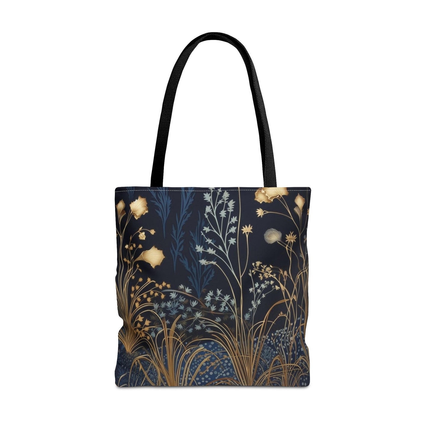 Midnight Bloom Floral Eco-Friendly Tote Bag – Stylish and Functional