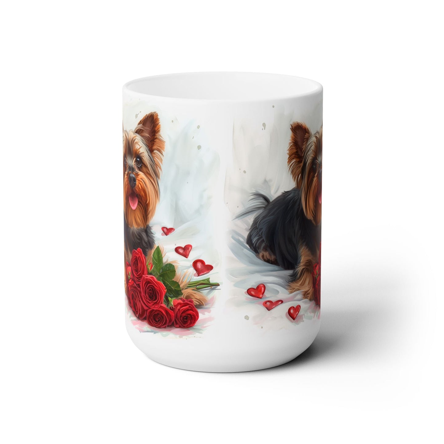 Yorkie Valentine's Mug – Adorable Yorkshire Terrier Gift for Coffee Lovers