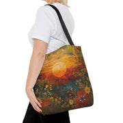 Sunlit Meadow Canvas Tote Bag – Eco-Friendly Gift for Nature Enthusiasts