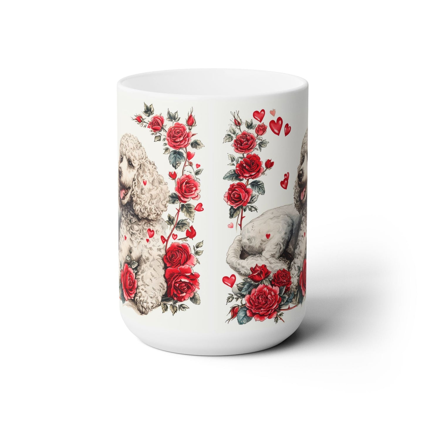 Poodle Love Valentine's Day Mug - Cute Coffee Cup for Dog Moms