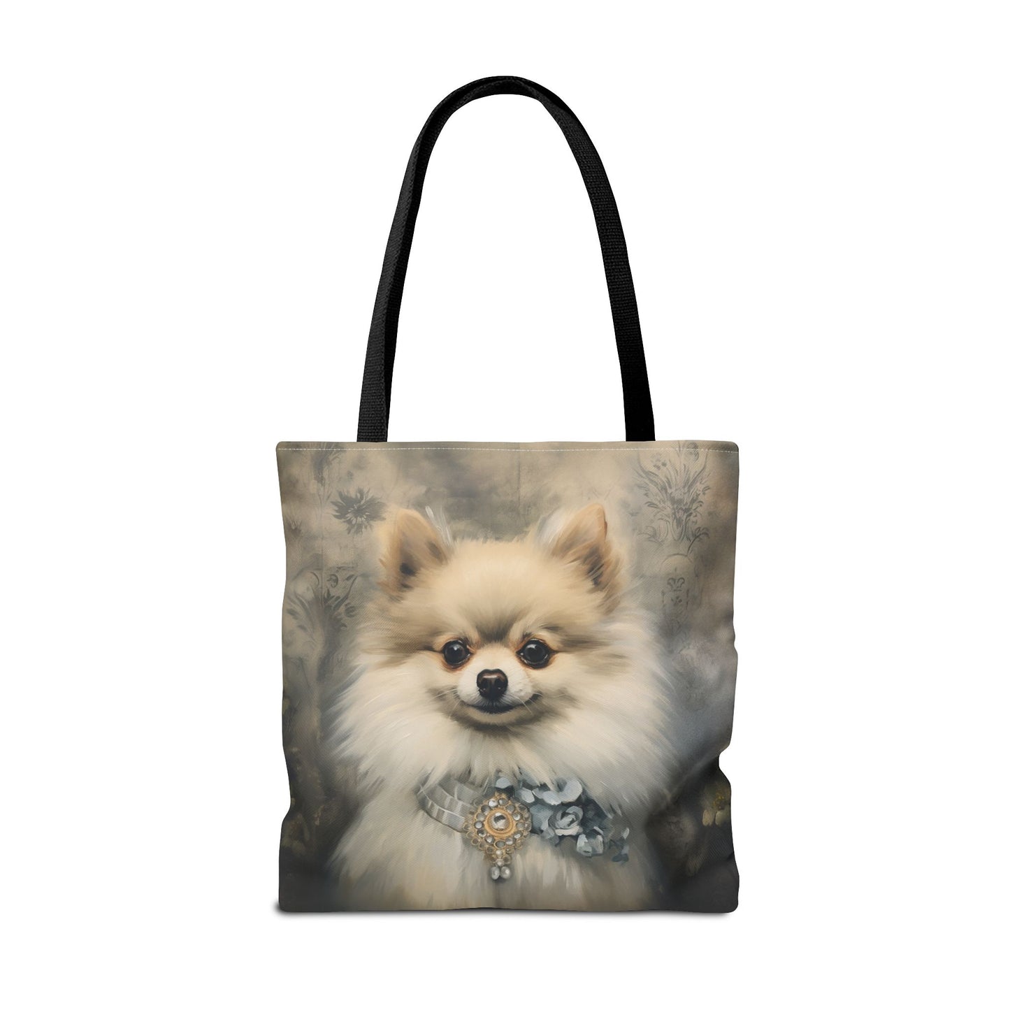 Pomeranian Elegance Tote Bag – Artful Canvas Bag for Dog Lovers