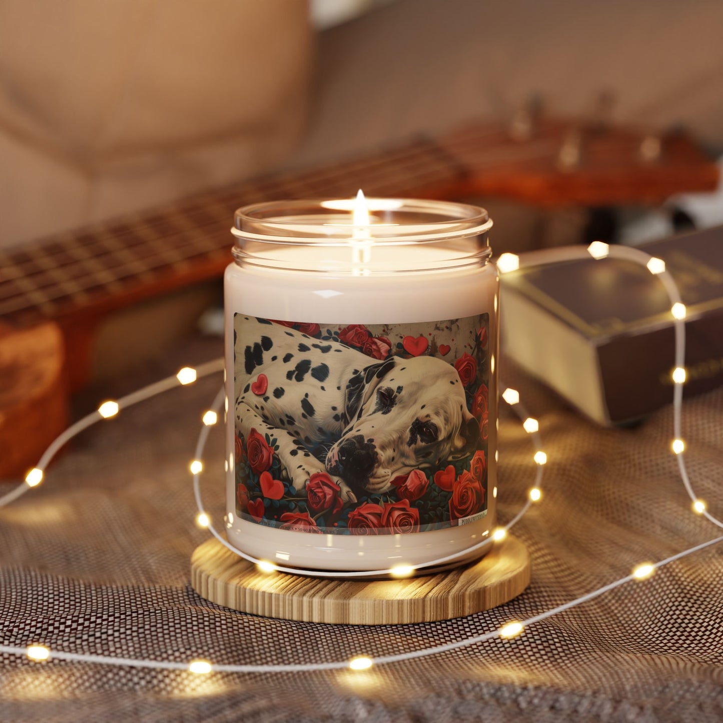 Dalmatian Love Candle - Memorial Gift for Dog Lovers