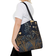 Midnight Bloom Floral Eco-Friendly Tote Bag – Stylish and Functional