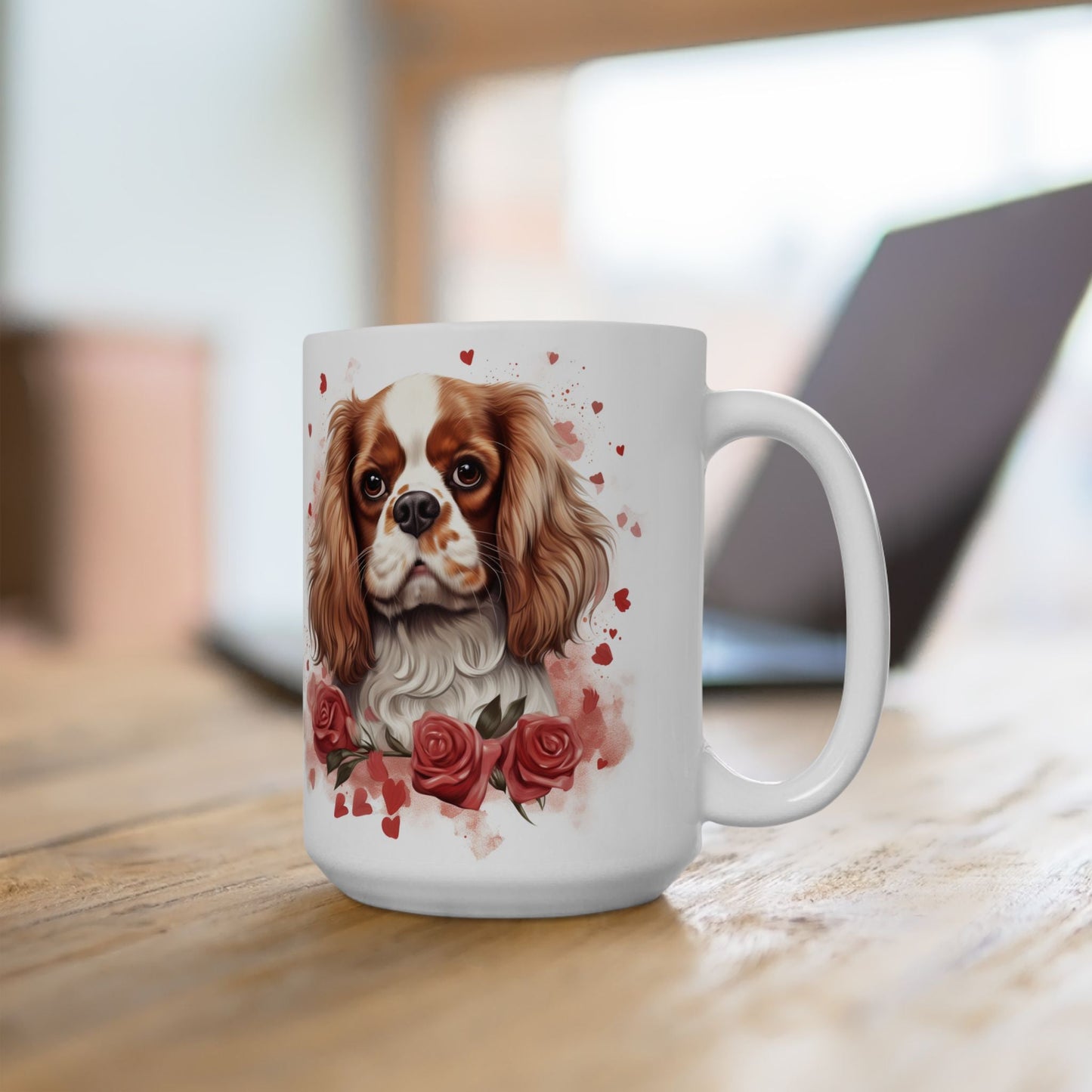 Cavalier King Charles Spaniel Mug – Valentine’s Day Gift for Dog Lovers