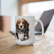 Cozy Beagle Winter Mug – Holiday Dog Lover Gift Idea