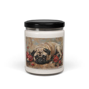 Pug Lover's Vintage Memorial Candle - Soy Wax Gift for Pet Parents