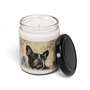 Frenchie Love Candle – Vintage Floral French Bulldog Design