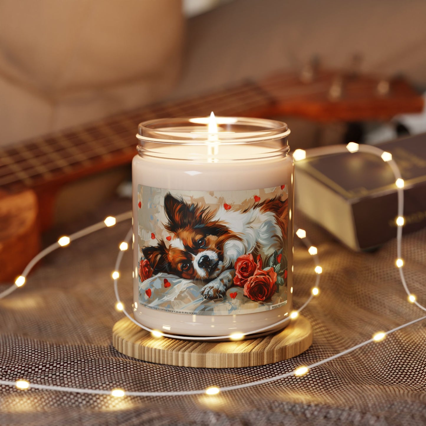 Papillon Dog Candle – Heartwarming Gift for Dog Lovers, Pet Parents