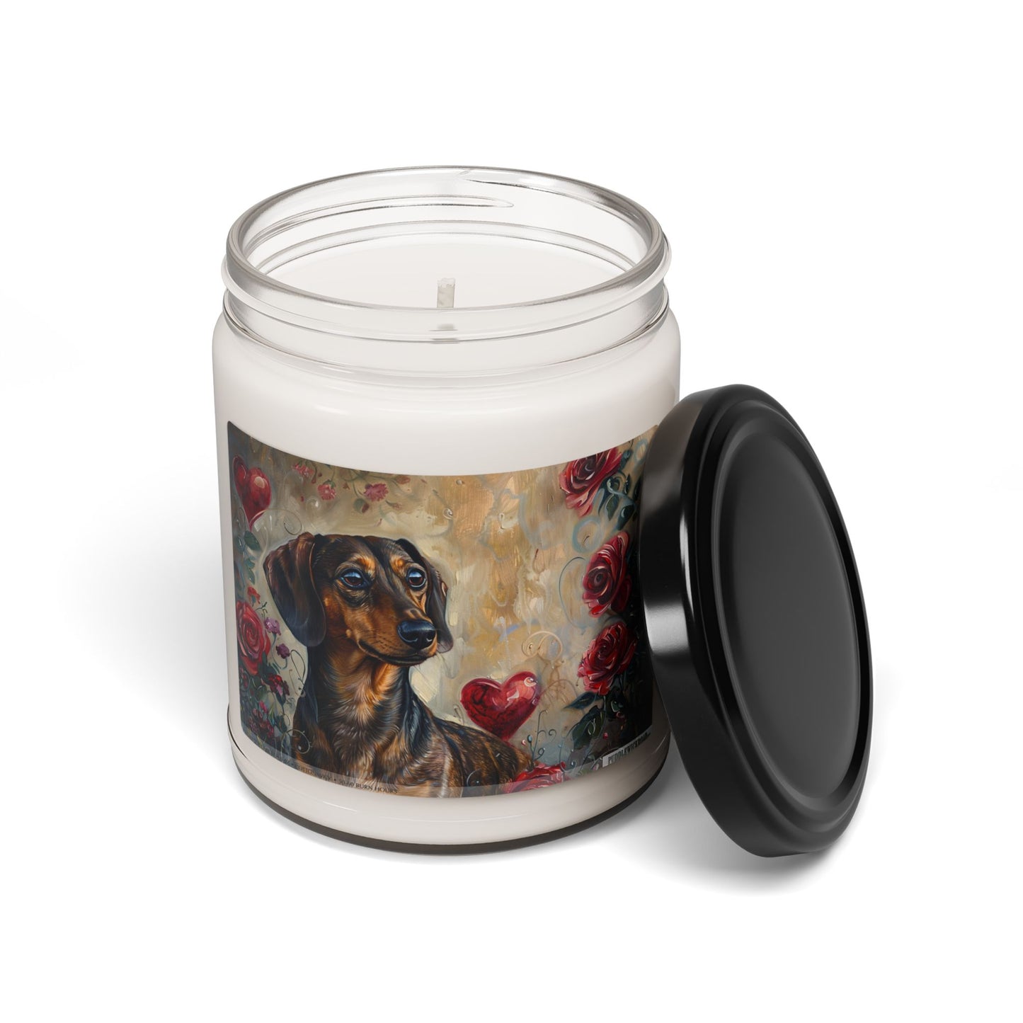 Dachshund Lover's Vintage Art Candle, Perfect Gift Idea