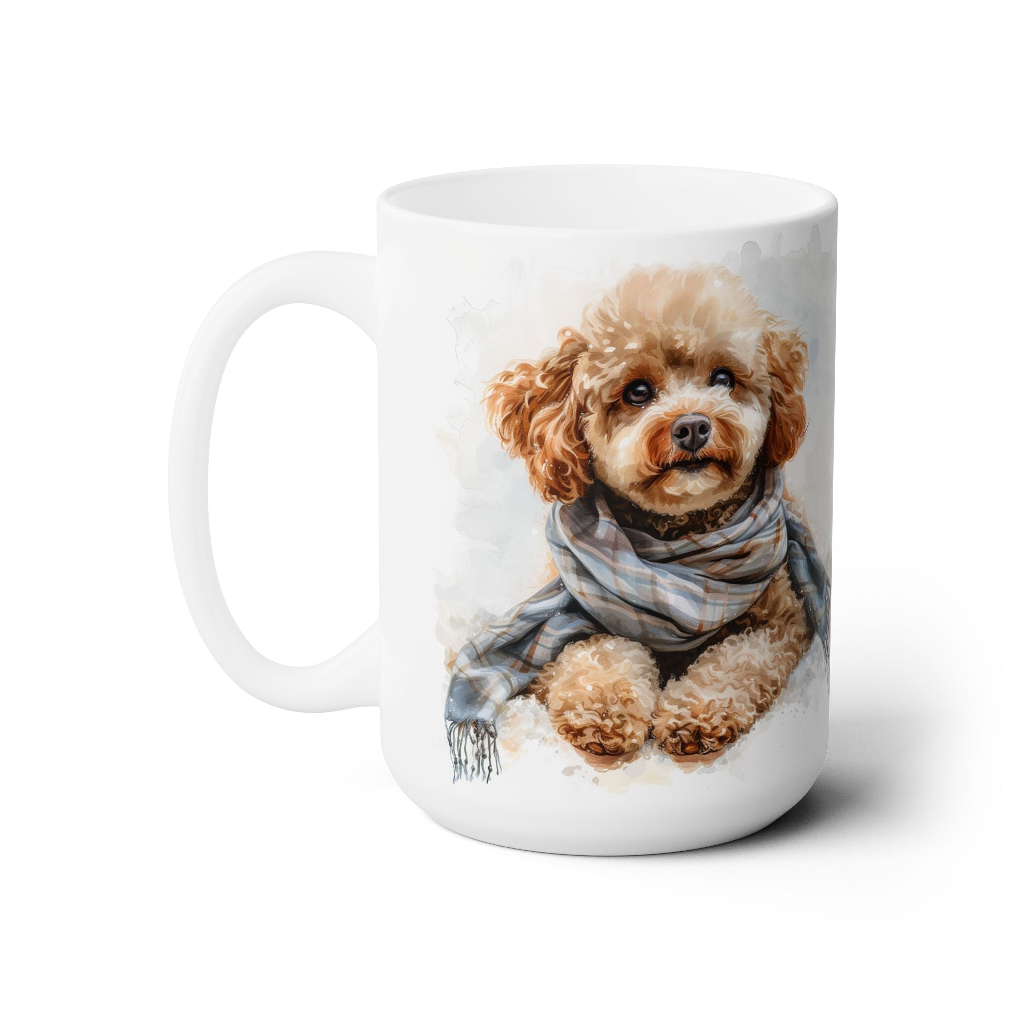 Poodle Charm Coffee Mug - Cozy Dog Lover's Gift