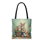 Easter Bunny Blossom Basket Tote – Perfect Spring Accessory