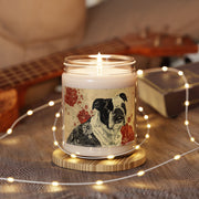 Elegant English Bulldog Candle – Vintage Art Gift for Dog Lovers