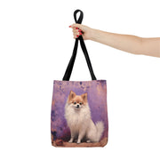 Pomeranian Canvas Tote Bag, Adorable Dog Lover's Eco Gift