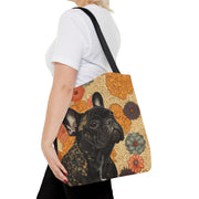 French Bulldog Floral Tote Bag – Eco-Friendly & Stylish Market Bag