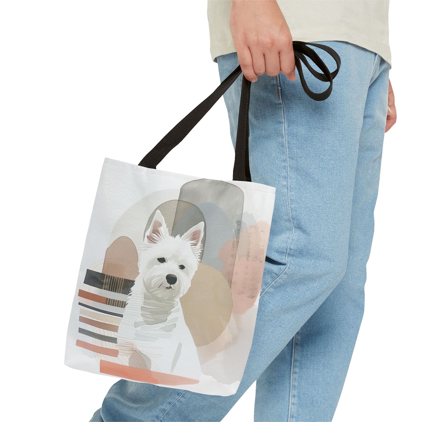 Westie Wishes Canvas Tote Bag – Stylish Dog Lover Gift & Eco-Friendly Design