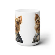 Yorkie Sophisticate Mug – Yorkshire Terrier Coffee Cup, Dog Lover Gift