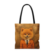 Executive Pomeranian Tote Bag – Artistic, Stylish, Dog Lovers' Essential