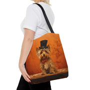 Yorkshire Terrier Dapper Dog Tote, Eco-Friendly Grocery Bag