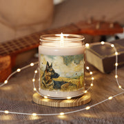 German Shepherd Scenic Soy Candle, Pet Lover Memorial Gift