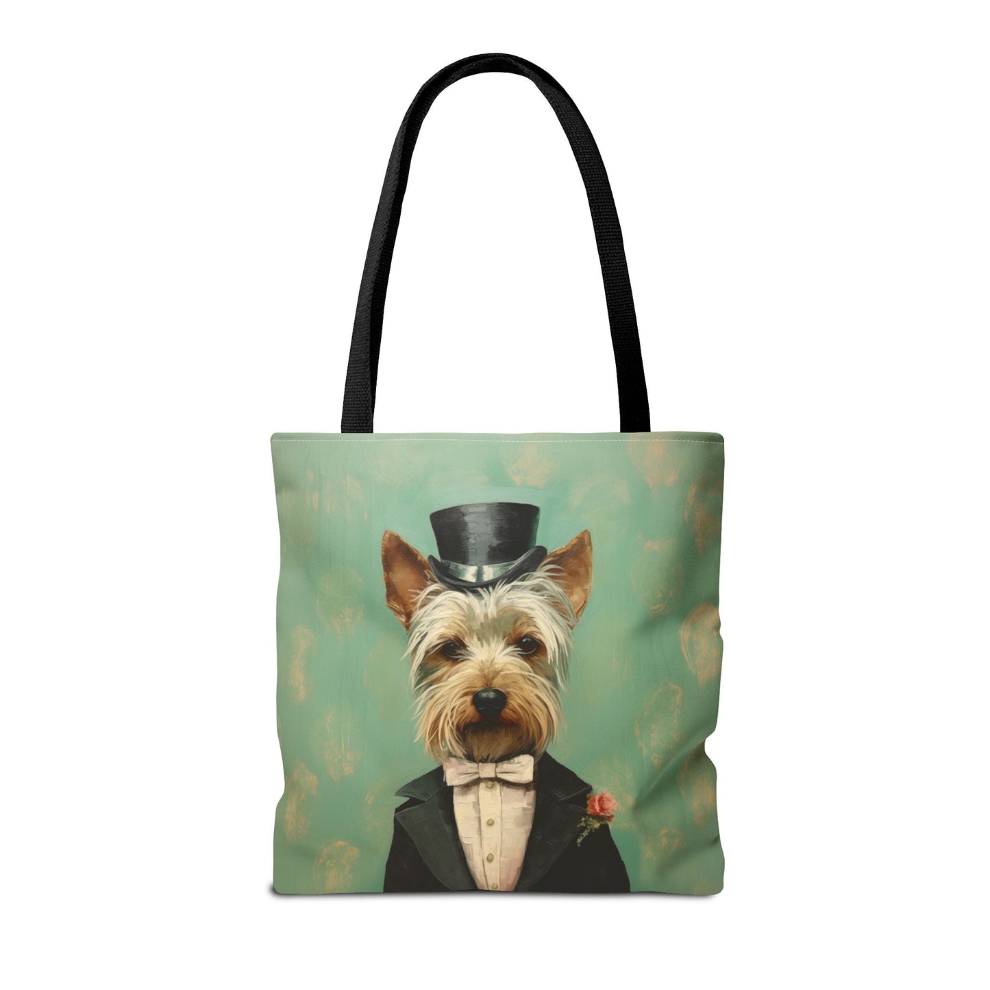 Yorkshire Terrier Top Hat Tote Bag, Eco-Friendly & Stylish Gift