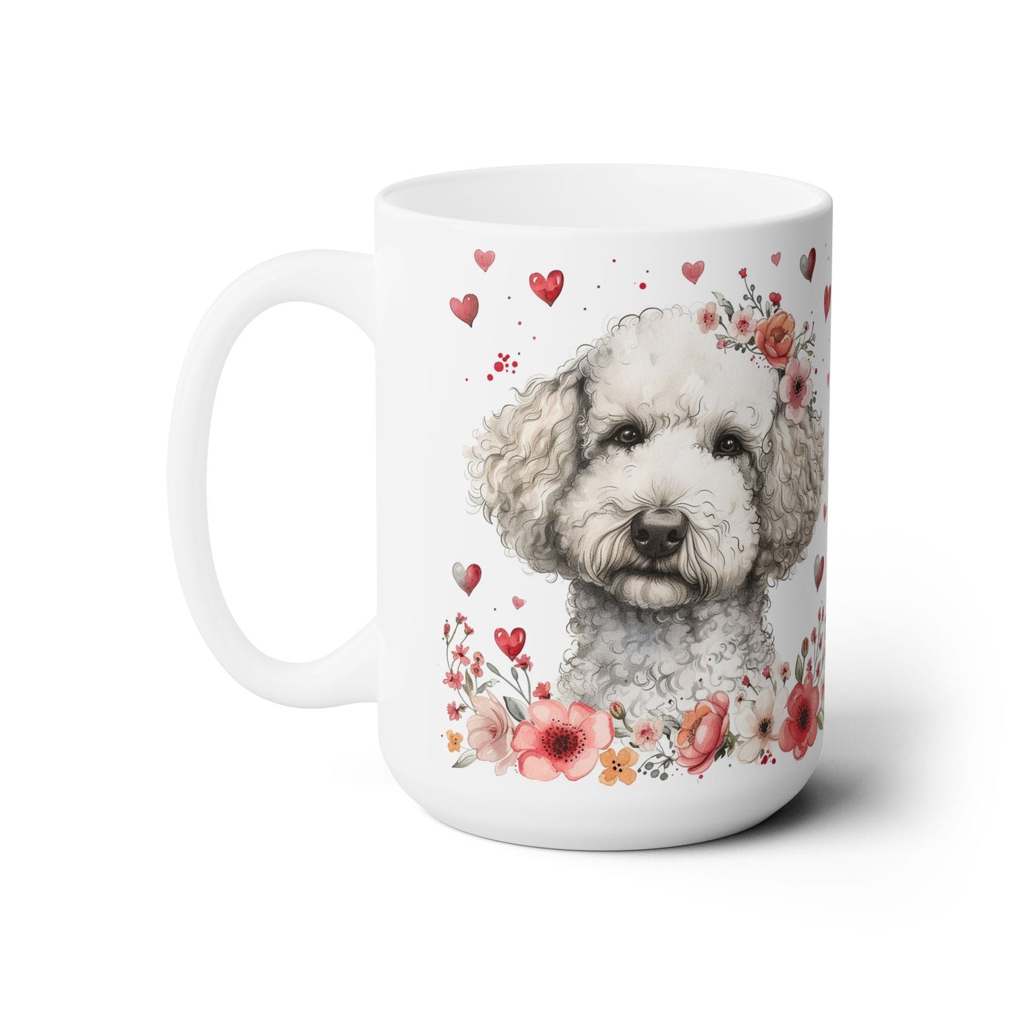 Poodle Love Valentine's Day Mug - Perfect Gift for Dog Moms