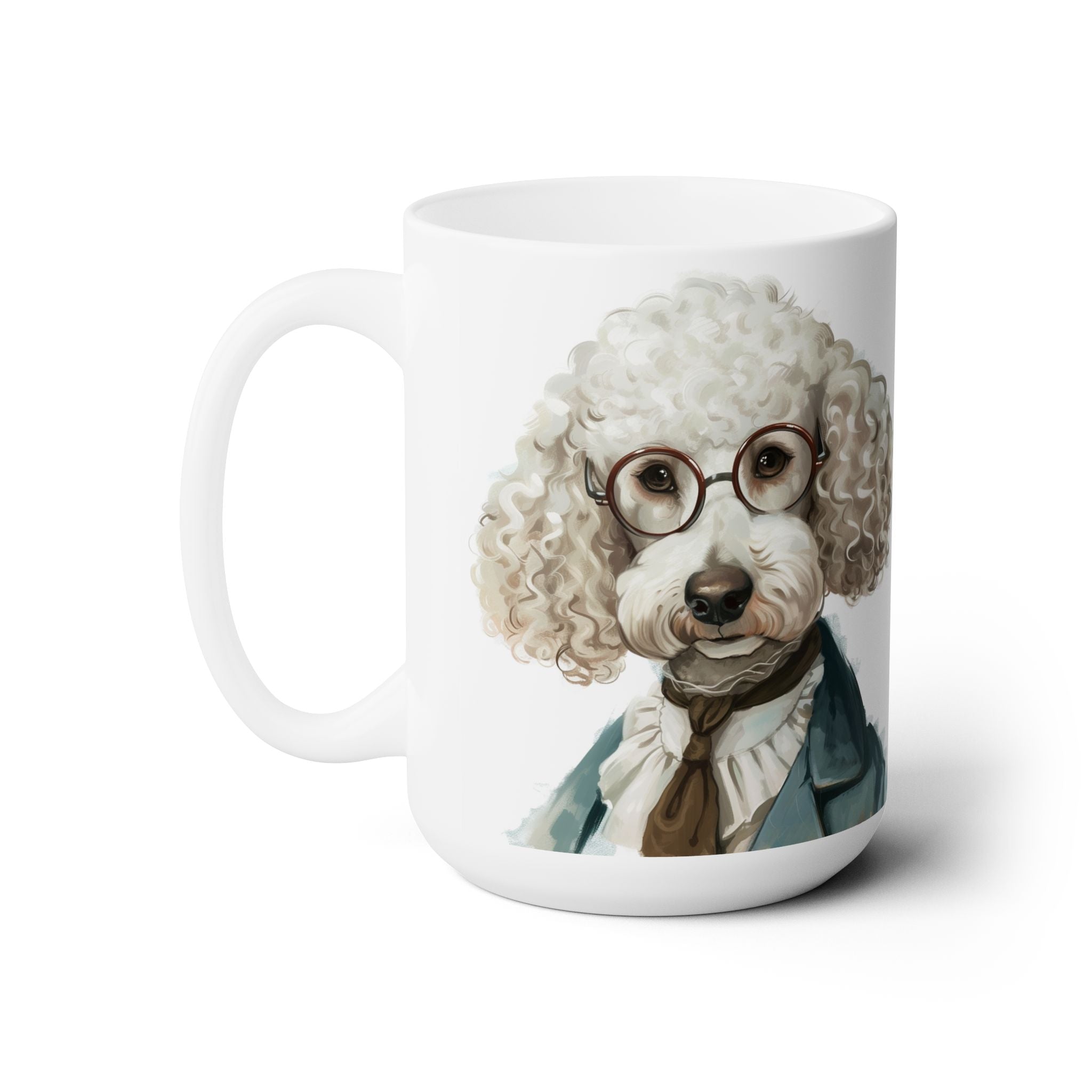 Poodle Professor Mug – Adorable Doodle Lover Coffee Cup Gift