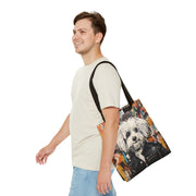 Maltese Rebel Canvas Tote Bag – Artistic Dog Lover Gift