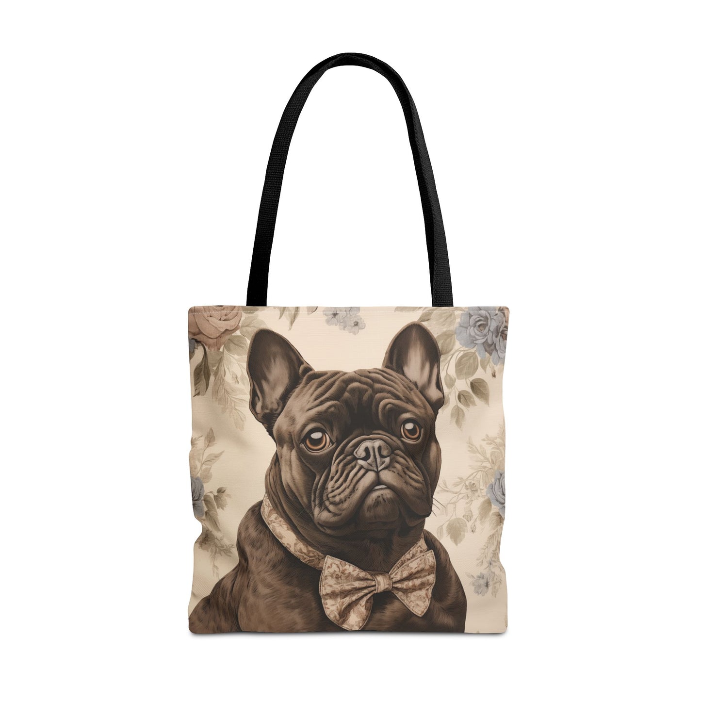 French Bulldog Tote Bag – Classic Brindle Design for Dog Lovers