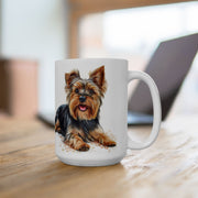 Yorkie Dreams Coffee Mug – Yorkshire Terrier Art for Dog Lovers