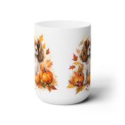 Cavalier King Charles Spaniel Fall Thanksgiving Mug | Cozy Dog Lover Gift