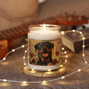 Rottweiler Charm Vintage Candle Gift