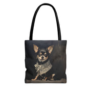 Chic Chihuahua Tote Bag – Artistic Canvas for Dog Lovers and Everyday Use